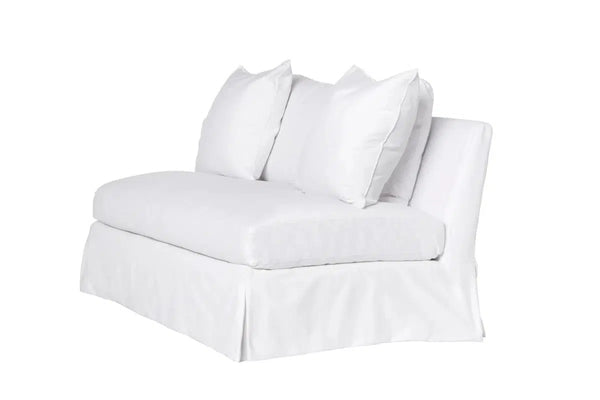 Essentials Cisco Brothers Seda Armless Love Seat - Essentials Collection-Blue Hand Home