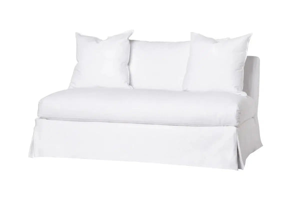 Essentials Cisco Brothers Seda Armless Love Seat - Essentials Collection-Blue Hand Home