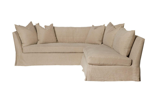 Cisco Home Seda 2pc Sectional-Blue Hand Home