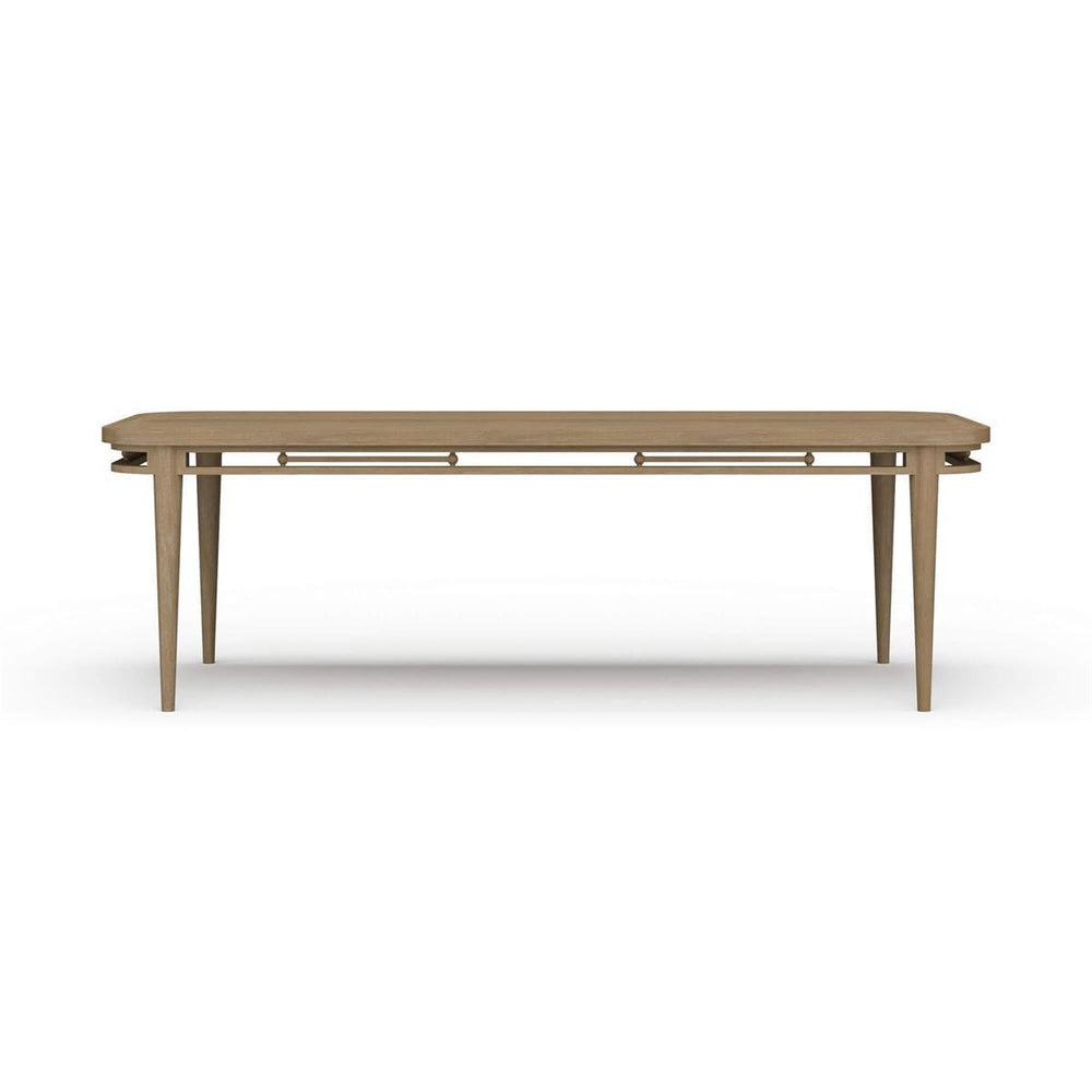 Seraphine 96'' Rectangular Solid Hardwood Dining Table by Bramble-Blue Hand Home