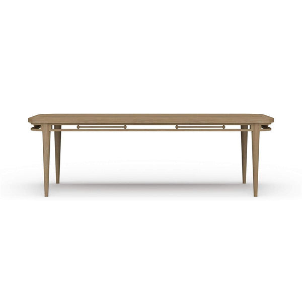 Seraphine 96'' Rectangular Solid Hardwood Dining Table by Bramble-Blue Hand Home