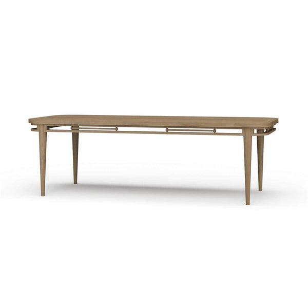 Seraphine 96'' Rectangular Solid Hardwood Dining Table by Bramble-Blue Hand Home