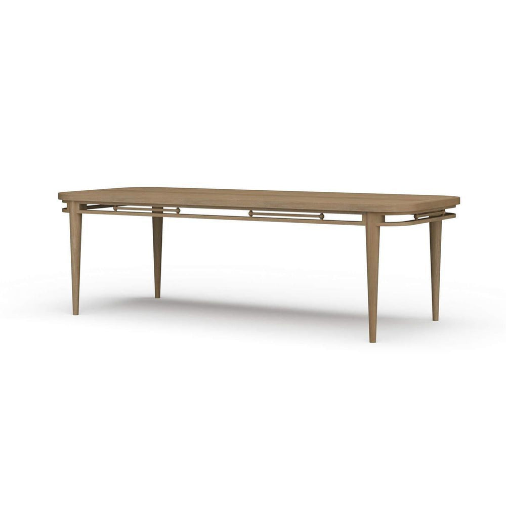 Seraphine 96'' Rectangular Solid Hardwood Dining Table by Bramble-Blue Hand Home