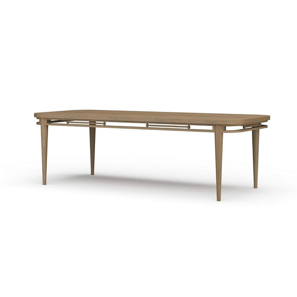 Seraphine 96'' Rectangular Solid Hardwood Dining Table by Bramble-Blue Hand Home