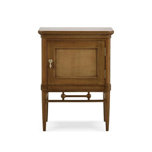 Seraphine Bedside Table w/ Door-Blue Hand Home