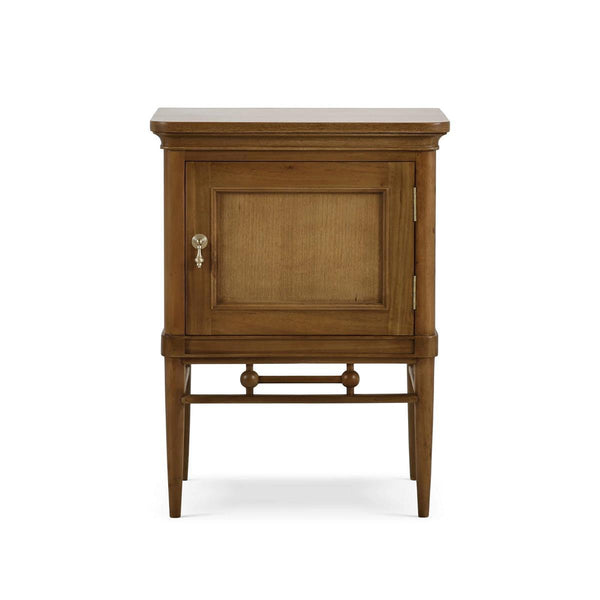 Seraphine Bedside Table w/ Door-Blue Hand Home
