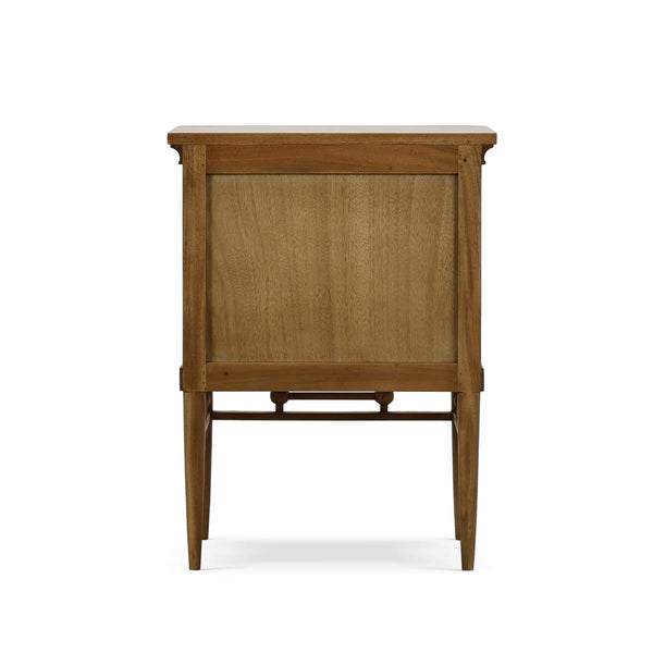 Seraphine Bedside Table w/ Door-Blue Hand Home