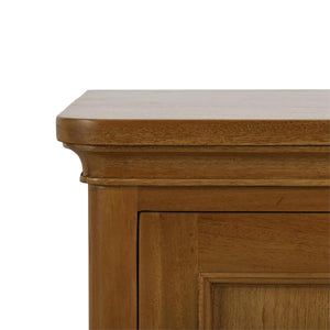 Seraphine Bedside Table w/ Door-Blue Hand Home