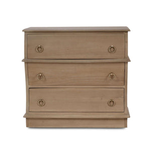 Serpentine Bedside Table-Blue Hand Home