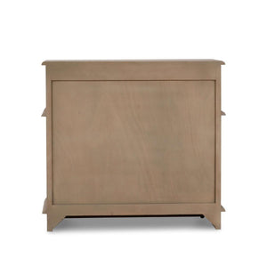 Serpentine Bedside Table-Blue Hand Home