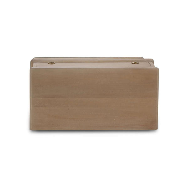 Serpentine Bedside Table-Blue Hand Home