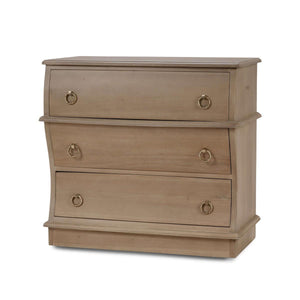 Serpentine Bedside Table-Blue Hand Home