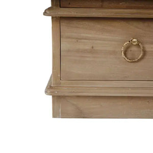 Bramble Serpentine Large Dresser In Sandbar-Bramble-Blue Hand Home
