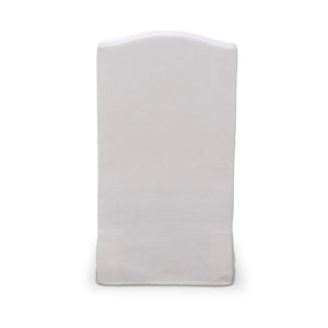 Bramble Sierra Slipcovered Dining Chair W/ Castors W/ Arctic White Performance Fabric-Bramble-Blue Hand Home