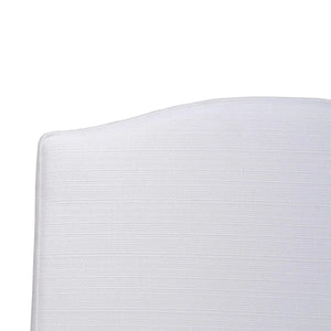 Bramble Sierra Slipcovered Dining Chair W/ Castors W/ Arctic White Performance Fabric-Bramble-Blue Hand Home