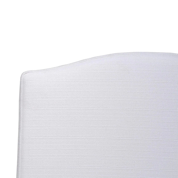 Bramble Sierra Slipcovered Dining Chair W/ Castors W/ Arctic White Performance Fabric-Bramble-Blue Hand Home
