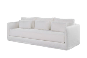 Anderson Modern Sofa: Generous Single Bench Seat, Rounded Arms, Versatile Comfort