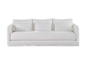 Anderson Modern Sofa: Generous Single Bench Seat, Rounded Arms, Versatile Comfort
