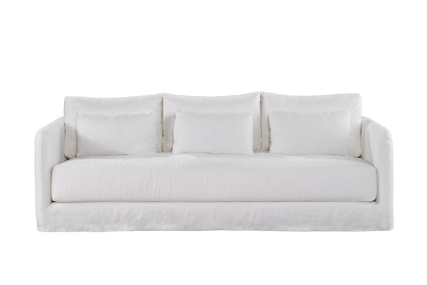 Anderson Modern Sofa: Generous Single Bench Seat, Rounded Arms, Versatile Comfort