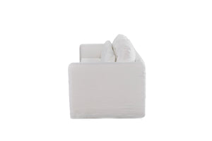 Anderson Modern Sofa: Generous Single Bench Seat, Rounded Arms, Versatile Comfort
