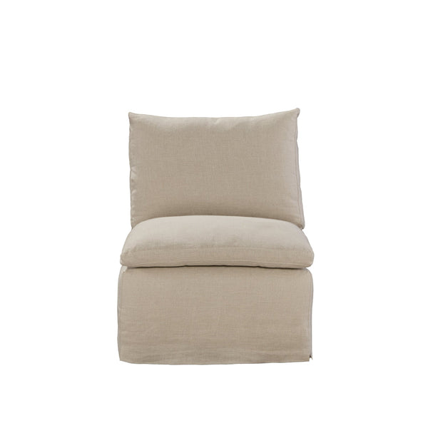 Laguna Armless Chair-Blue Hand Home