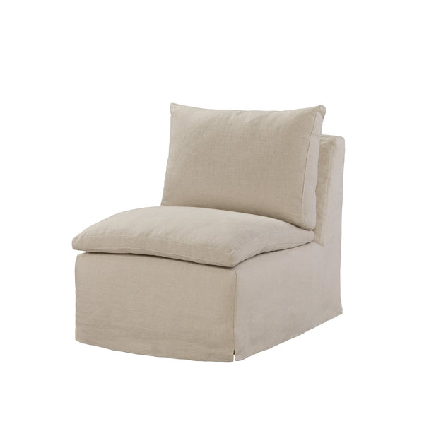Laguna Armless Chair-Blue Hand Home