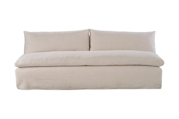 Laguna Armless Sofa-Blue Hand Home