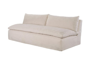 Laguna Armless Sofa-Blue Hand Home