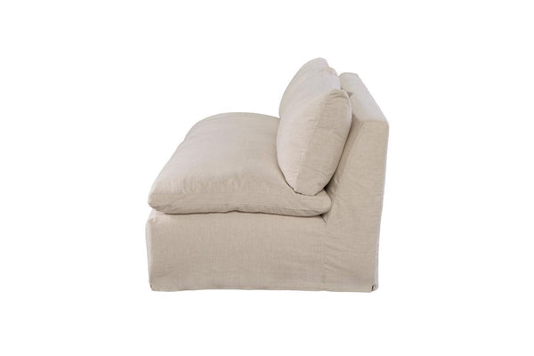 Laguna Armless Sofa-Blue Hand Home
