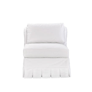 Victoria Armless Chair-Blue Hand Home