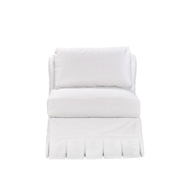 Victoria Armless Chair-Blue Hand Home