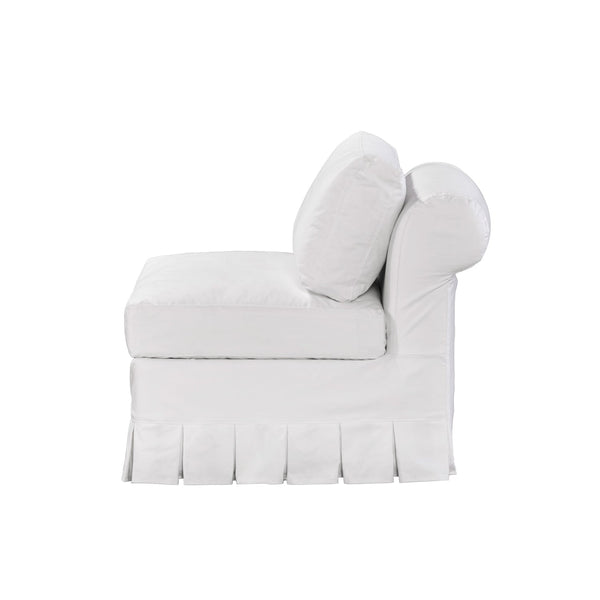 Victoria Armless Chair-Blue Hand Home