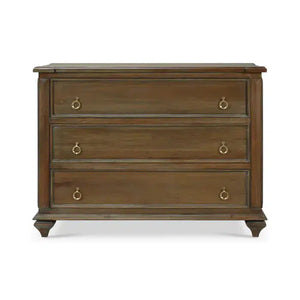 Bramble Soho 3 Drawer Dresser In Straw Wash-Bramble-Blue Hand Home