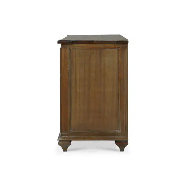 Bramble Soho 3 Drawer Dresser In Straw Wash-Bramble-Blue Hand Home