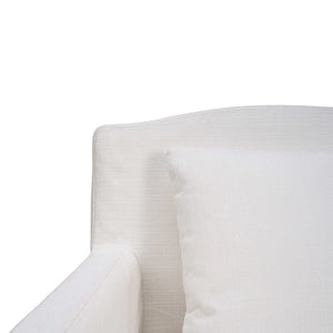 Bramble St. James Slipcovered Chair In Arctic White Performance Fabric-Bramble-Blue Hand Home