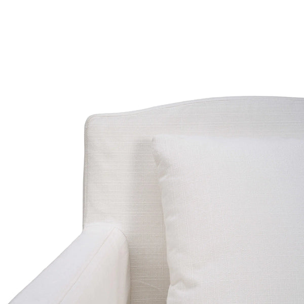 Bramble St. James Slipcovered Chair In Arctic White Performance Fabric-Bramble-Blue Hand Home
