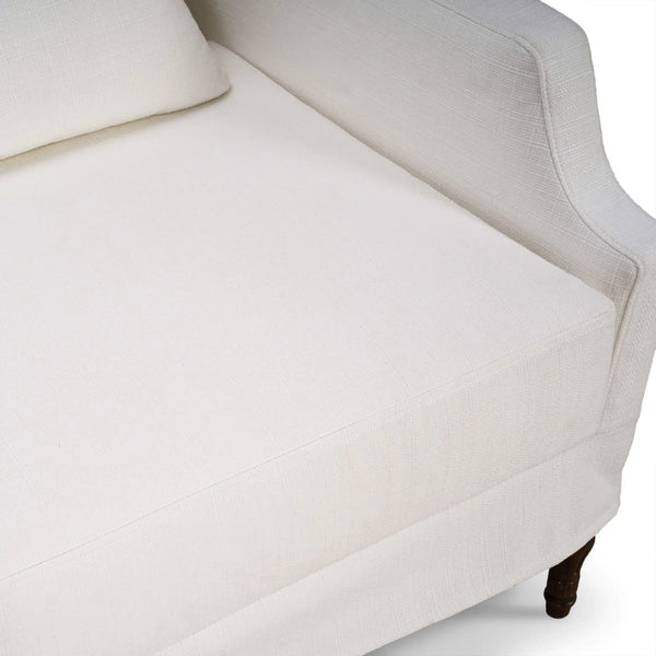 Bramble St. James Slipcovered Chair In Arctic White Performance Fabric-Bramble-Blue Hand Home