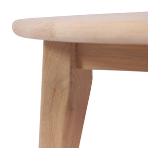 Bramble Stockton Round Coffee Table - Outdoor Teak-Bramble-Blue Hand Home