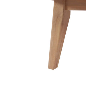 Bramble Stockton Round Coffee Table - Outdoor Teak-Bramble-Blue Hand Home