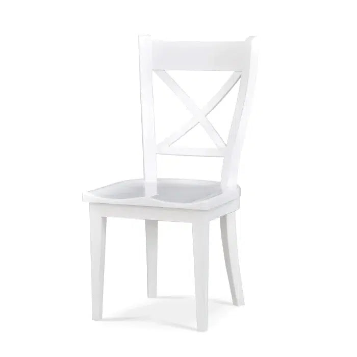 Bramble Summerset Chair W/ Wood Seat In Grey Charleston-Bramble-Blue Hand Home