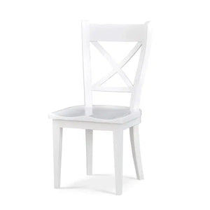 Bramble Summerset Chair W/ Wood Seat In Grey Charleston-Bramble-Blue Hand Home