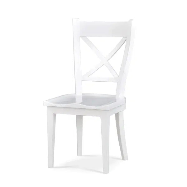 Bramble Summerset Chair W/ Wood Seat In Grey Charleston-Bramble-Blue Hand Home