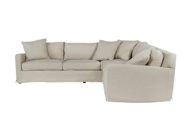 Sunset 2 Arm Sectional-Blue Hand Home