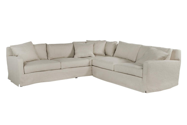 Sunset 2 Arm Sectional-Blue Hand Home