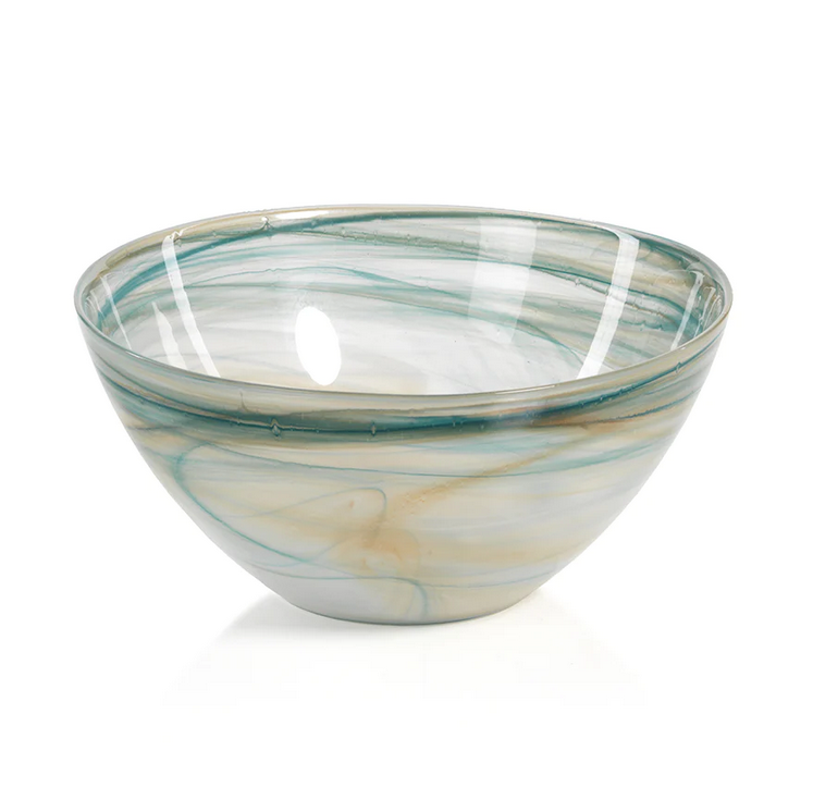 Lagoon Alabaster Glass Bowl - Small
