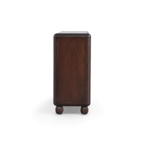 Bramble Toulouse Sideboard in Matt Teak Brown w/ Putty Interior-Bramble-Blue Hand Home