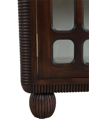 Bramble Toulouse Sideboard in Matt Teak Brown w/ Putty Interior-Bramble-Blue Hand Home