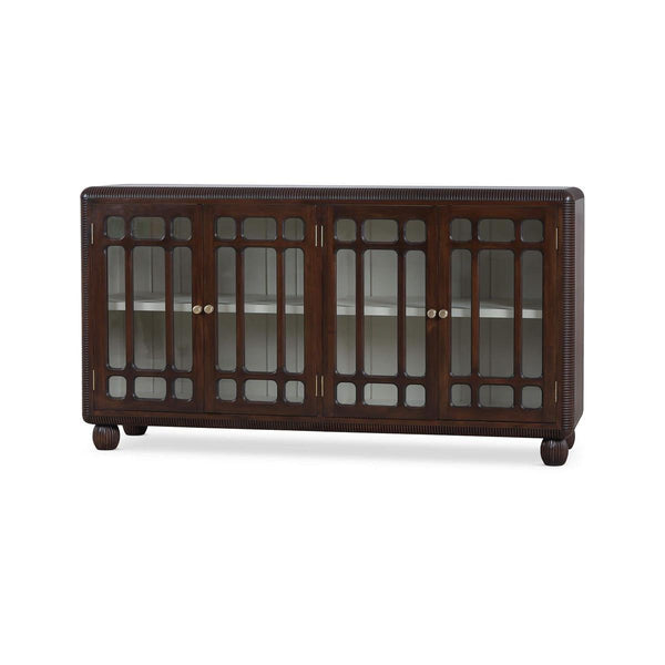 Bramble Toulouse Sideboard in Matt Teak Brown w/ Putty Interior-Bramble-Blue Hand Home