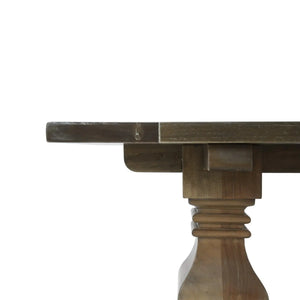 Bramble Trestle Dining Bench In Straw Wash-Bramble-Blue Hand Home