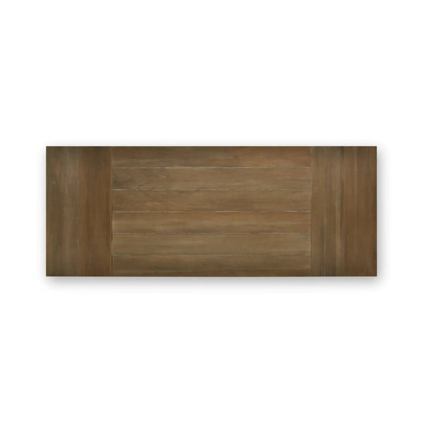 Bramble Trestle Extension Table 96 - 120'' In Straw Wash-Bramble-Blue Hand Home